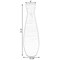 Uniquewise 31.5" Classic Bamboo Floor Vase Handmade, For Dining, Living, Entryway, Glossy Orange QI003242.L.OR - alternate 7